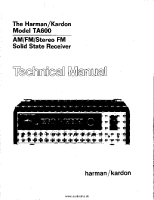 Harman-Kardon TA-600-Service-Manual